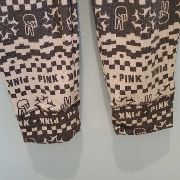 PINK Victoria's Secret Thermal Pajama Onesie sz XL - Picture 6 of 10